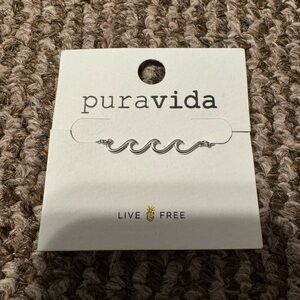 Pura Vida Silver Charm Bracelet